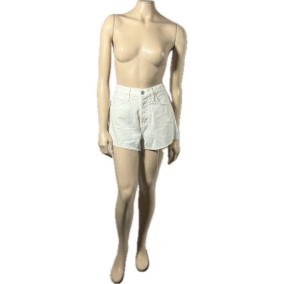 Hudson Jeans Pants - NWT Hudson Lori High Rise White Denim Shorts Button Fly